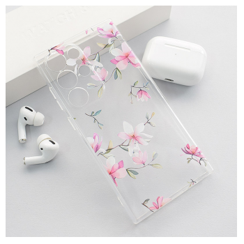 Maska Nanobit Print za Samsung S24 Ultra/ S928B Pink Mangolia Flowers