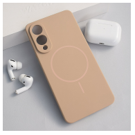 Maska Mag Case PureTone za Samsung S25 Edge svetlo braon