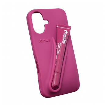 Maska Rhode + Lipstick za iPhone 16 raspberry jelly