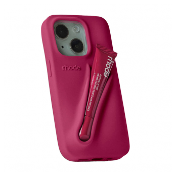 Maska Rhode + Lipstick za iPhone 13/ 14/ 15 raspberry jelly