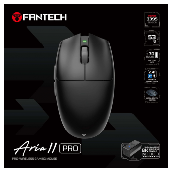 Mis Wireless Gaming Fantech XD7V2P Aria II PRO crni