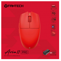 Mis Wireless Gaming Fantech XD7V2P Aria II PRO crveni