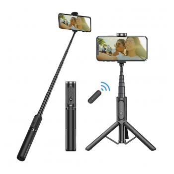 Selfie stick Seajic Oth-AB202 bluetooth + tripod crni