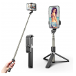 Stativ Tripod Wireless + Selfie Stick L03 (190-830mm) crni