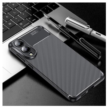Maska Carbon Defender za Samsung S25 Edge crna