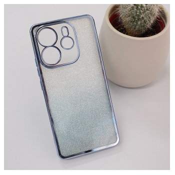 Maska Shiny Frame za Xiaomi Redmi Note 14 4G (EU) plava