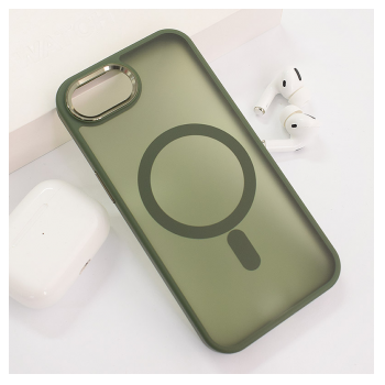 Maska Candy Shield Mag Case za iPhone 16e tamno zelena