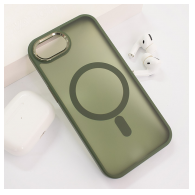 Maska Candy Shield Mag Case za iPhone 16e tamno zelena