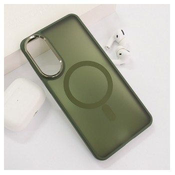 Maska Candy Shield Mag Case za Samsung S25 Edge tamno zelena