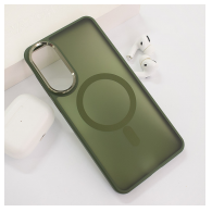 Maska Candy Shield Mag Case za Samsung S25 Edge tamno zelena