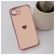 Maska Heart Frame za iPhone 16e/ 17e roze