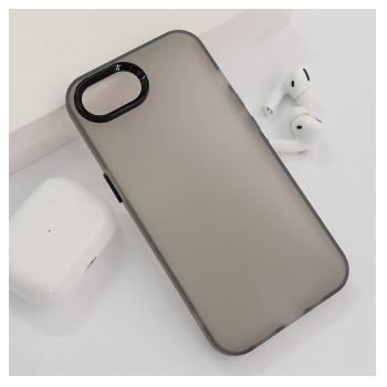 Maska Electro Glow Frame za iPhone 16e crna