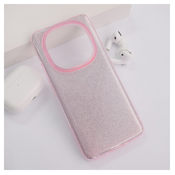 Maska Crystal Dust za Xiaomi Redmi Note 14 Pro Plus 5G (EU) pink