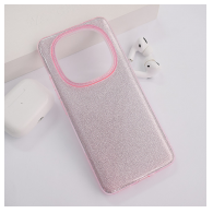 Maska Crystal Dust za Xiaomi Redmi Note 14 Pro 5G (EU) pink