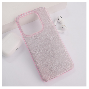 Maska Crystal Dust za Xiaomi Redmi Note 14 4G pink