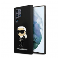 Maska Karl Lagerfeld Silicone Ikonik za Samsung S24 Ultra/ S928B crna