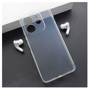 Maska Skin Silikon with pluggy za Xiaomi Redmi Note 14 4G (EU) transparent