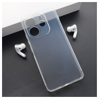 Maska Skin Silikon with pluggy za Xiaomi Redmi Note 14 4G (EU) transparent