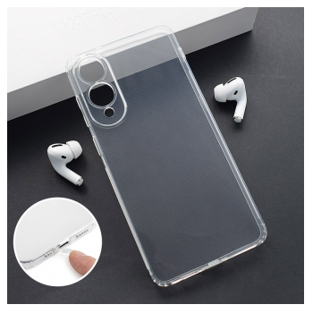 Maska Skin Silikon with pluggy za Samsung S25 Edge transparent