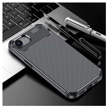 Maska Carbon Defender za iPhone 16e crna