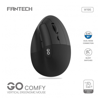 Mis Wireless Gaming Fantech W195 GO comfy crni