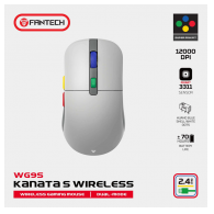 Mis Wireless Gaming Fantech WG9S Kanata S sivi