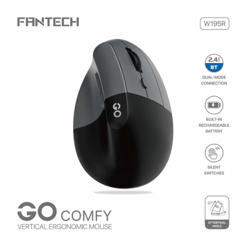 Mis Wireless Gaming Fantech W195R GO comfy sivi