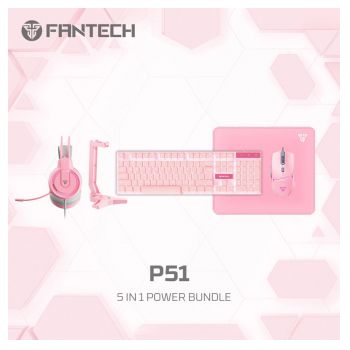 Combo set Gaming Fantech P51 Power 5u1 Sakura