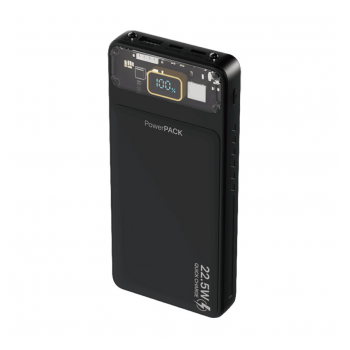 Power bank Fantech T1 10000mAh QC,PD,22.5W crni