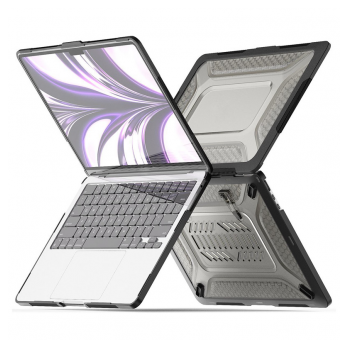 Cover za Macbook Pro 13 2017/2018/2019/2020/2022/(A1706 A1708/A1989/A2159//A2338 M1/M2 A2289 A2251) crni