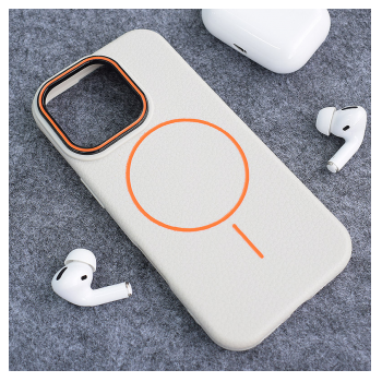 Maska Mag Case Summer Beats za iPhone 16 Pro Max krem
