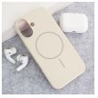 Maska Mag Case Nanobeats za iPhone 16 krem