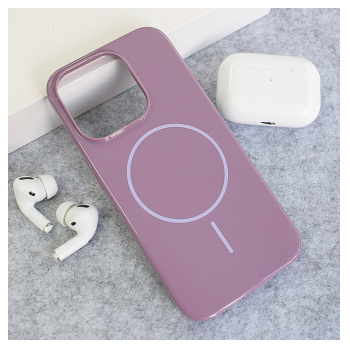 Maska Mag Case Nanobeats za iPhone 15 Pro ljubicasta