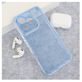 Maska Color Transparent za Honor 400 Lite plava