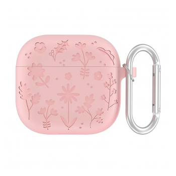 Zastitna futrola Flower za Airpods 3 pink
