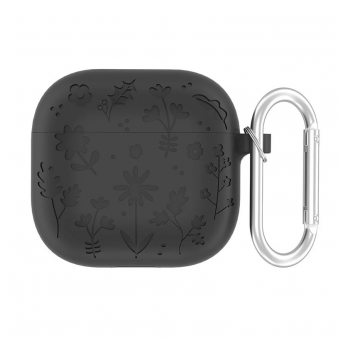 Zastitna futrola Flower za Airpods 4 crna