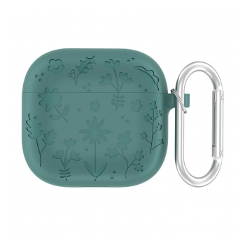 Zastitna futrola Flower za Airpods 4 zelena