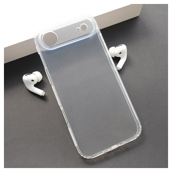Maska Skin Silikon with pluggy za iPhone 17 Air transparent