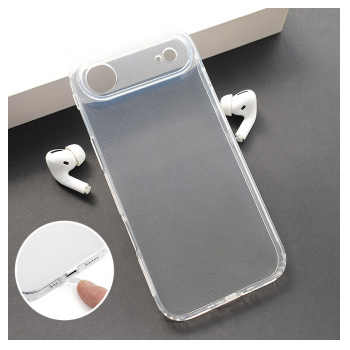 Maska Skin Silikon with pluggy za iPhone Air transparent