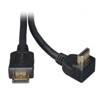 Kabel HDMI (muski) na HDMI (muski) 90 stepeni 1,5m crni