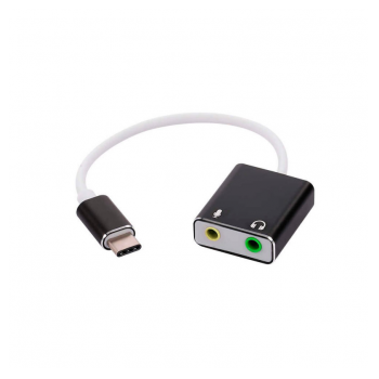 USB Type-C zvucna karta 7.1 JWD crna
