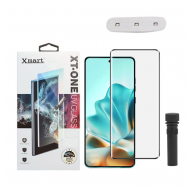 Zastitno staklo XMART UV Glue Full Cover + lampa za Motorola Edge 60