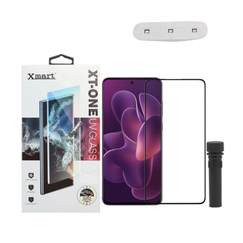 Zastitno staklo XMART UV Glue Full Cover + lampa za Motorola Edge 60 Pro