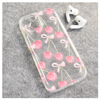 Maska Summer Print za iPhone 13 cherry