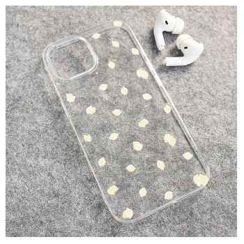 Maska Summer Print za iPhone 13 lemon