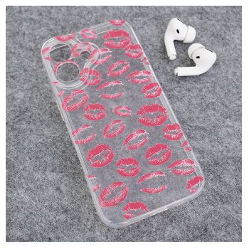 Maska Summer Print za iPhone 16 lips