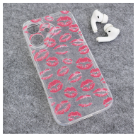Maska Summer Print za iPhone 16 lips