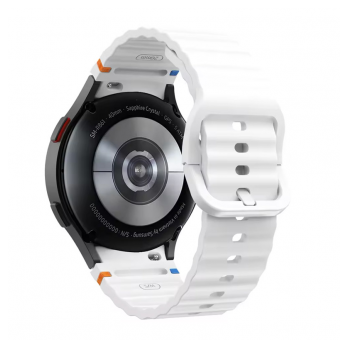 Silikonska narukvica za pametni sat Samsung Galaxy watch 7 bela