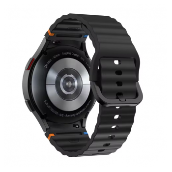 Silikonska narukvica za pametni sat Samsung Galaxy watch 7 crna