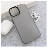 Maska Electro Glow Frame za iPhone 15 crna
